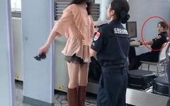 安检看到小姐姐,邂逅美丽小姐姐的温馨瞬间